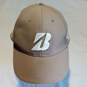 Bridgestone Golf Tan Adjustable Hat